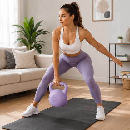 Kettlebell réglable à remplir d’eau – 1 à 6 kg