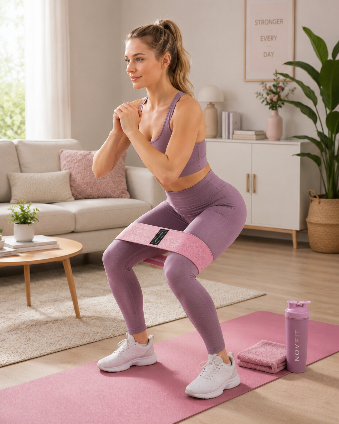 Bandes de Résistance en Tissu Premium – Renforcez Votre Corps Partout