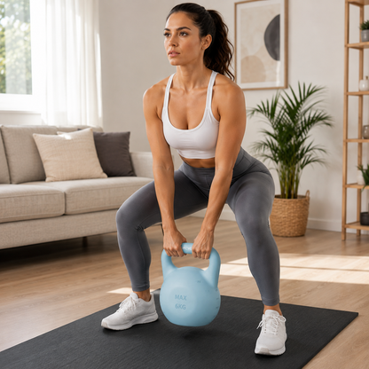 Kettlebell réglable à remplir d’eau – 1 à 6 kg