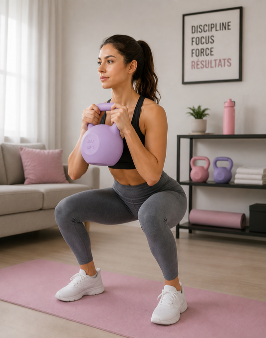 Kettlebell réglable à remplir d’eau – 1 à 6 kg