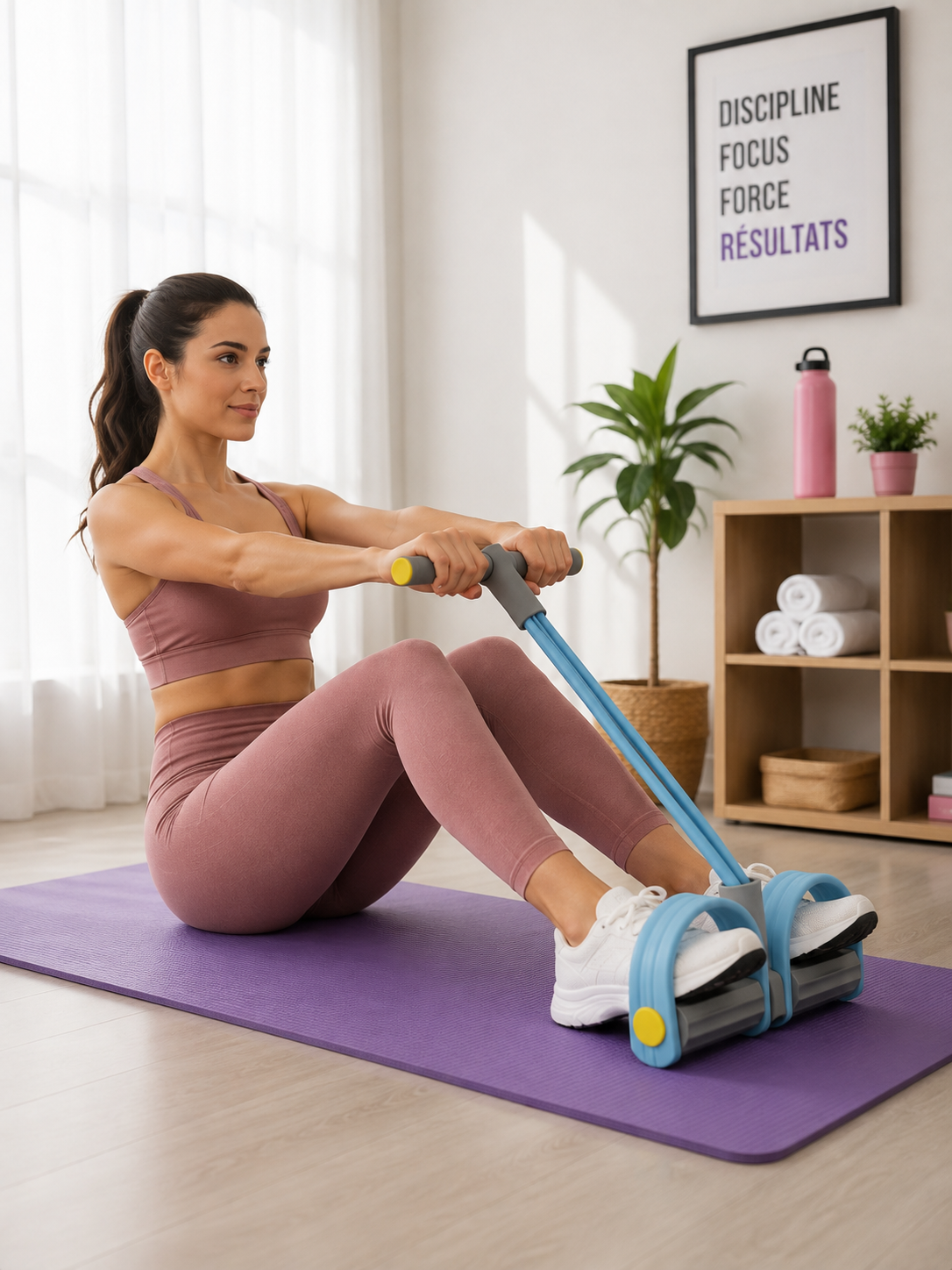 Extracteur de pédales Fitness avec Bandes de Résistance