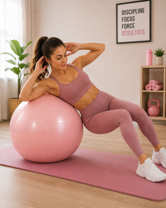 Balle de yoga antidéflagrante – Équilibre, Renforcement & Pilates