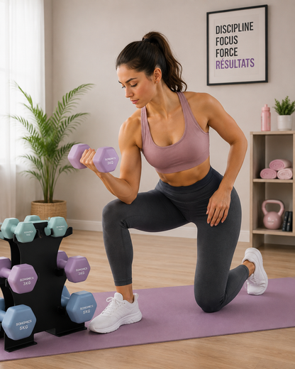 Ensemble d'Haltères Fitness Premium | Renforcement Musculaire | NovyFit