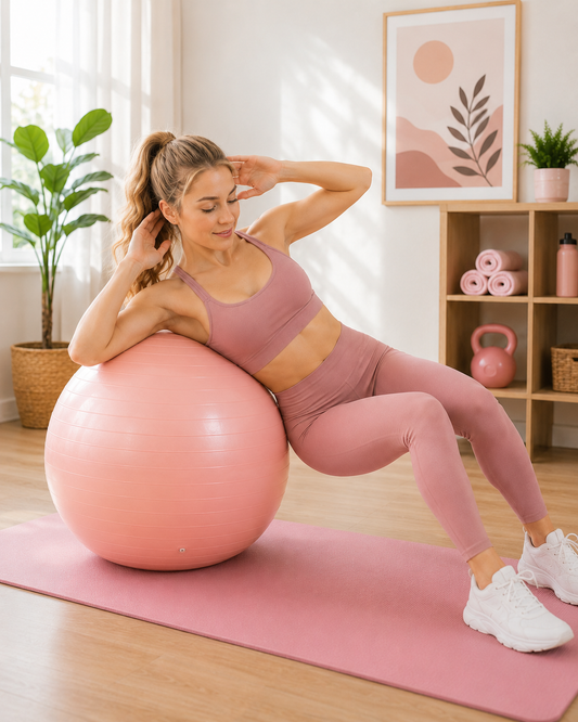 Balle de yoga antidéflagrante – Équilibre, Renforcement & Pilates