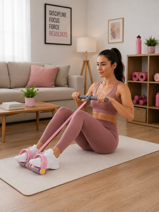 Extracteur de Pédales Fitness avec Bandes de Résistance