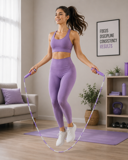 Corde à sauter réglable de fitness – Entraînement cardio & perte de poids