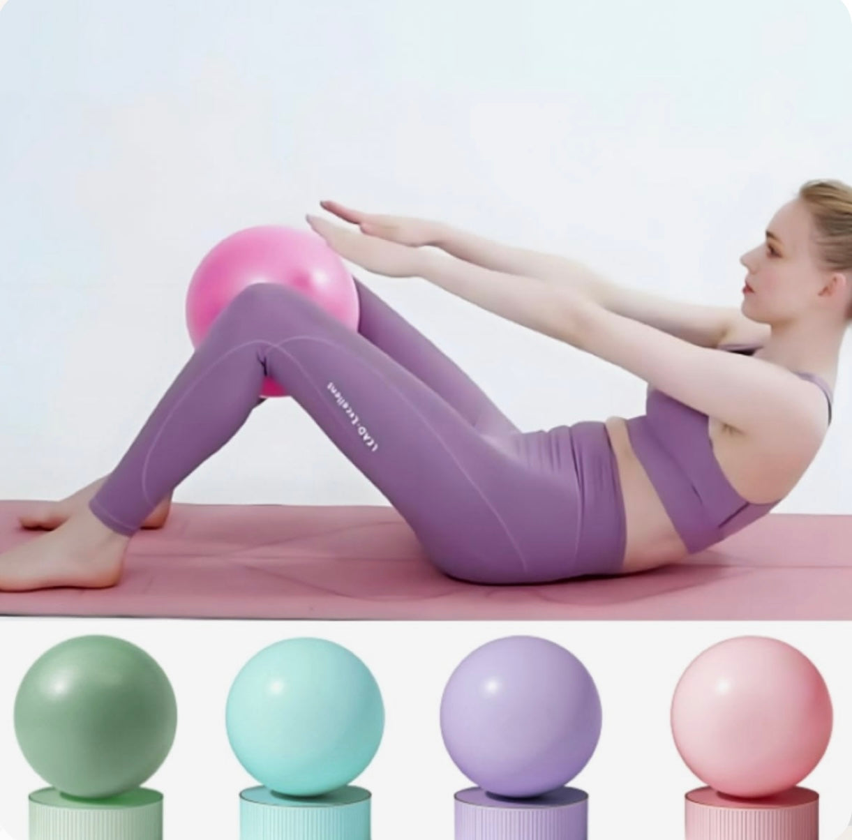 Balle de Yoga Antidérapante pour Équilibre et Renforcement