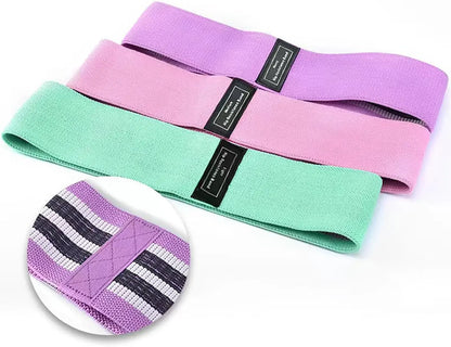 Bandes de Résistance en Tissu Premium – Renforcez Votre Corps Partout