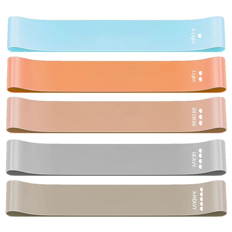 Bandes de Résistance Fitness Novyfit – Set 5 Niveaux pour Fessiers et Jambes