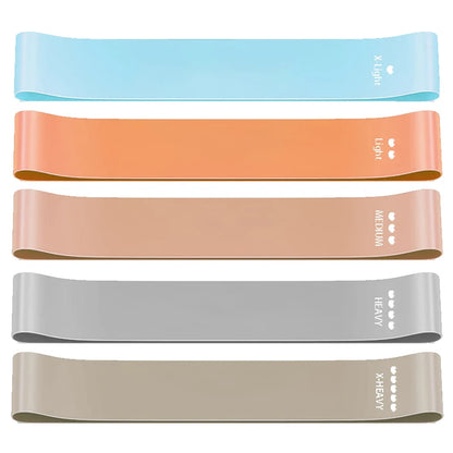 Bandes de Résistance Fitness Novyfit – Set 5 Niveaux pour Fessiers et Jambes