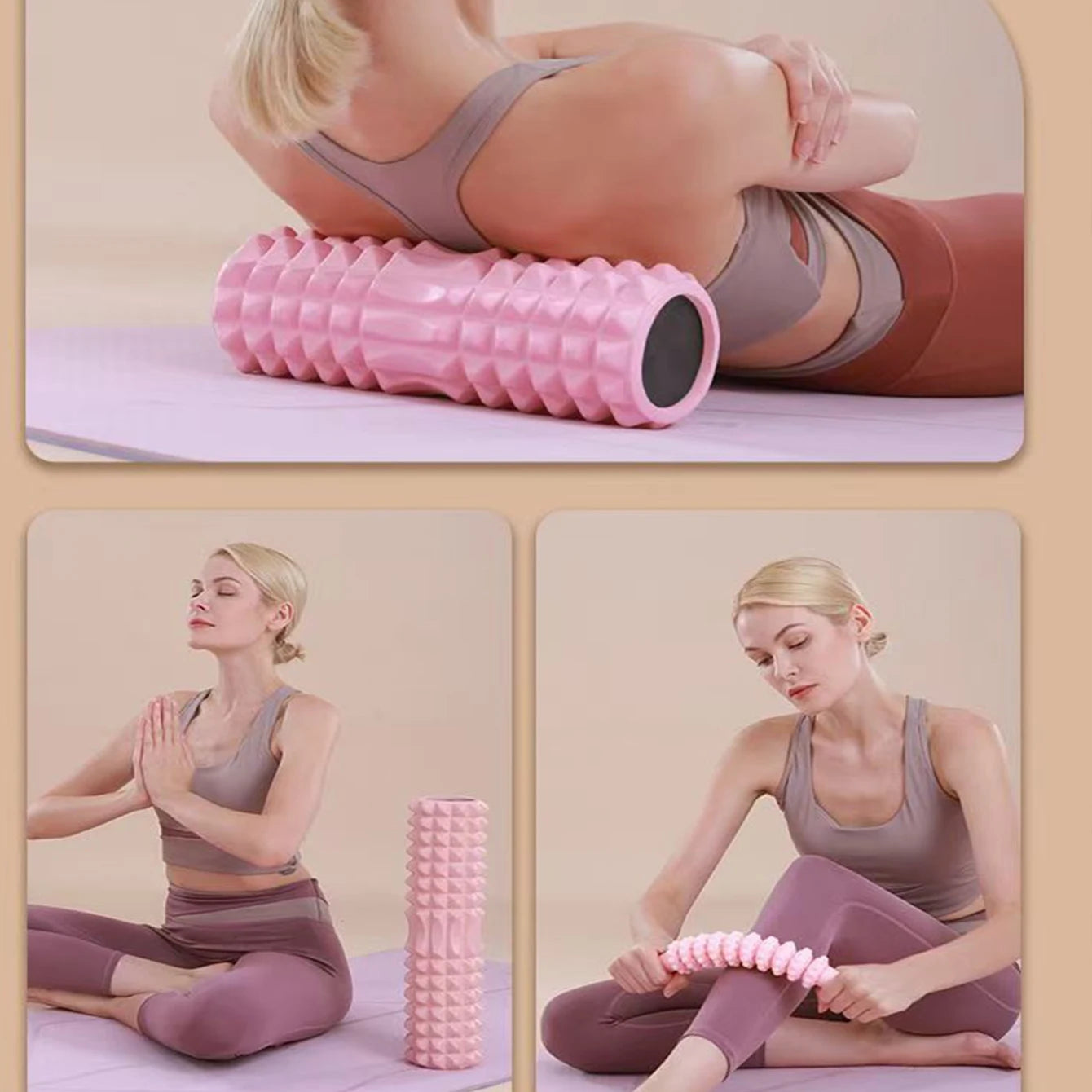 Rouleau de massage en mousse – Récupération musculaire et fitness