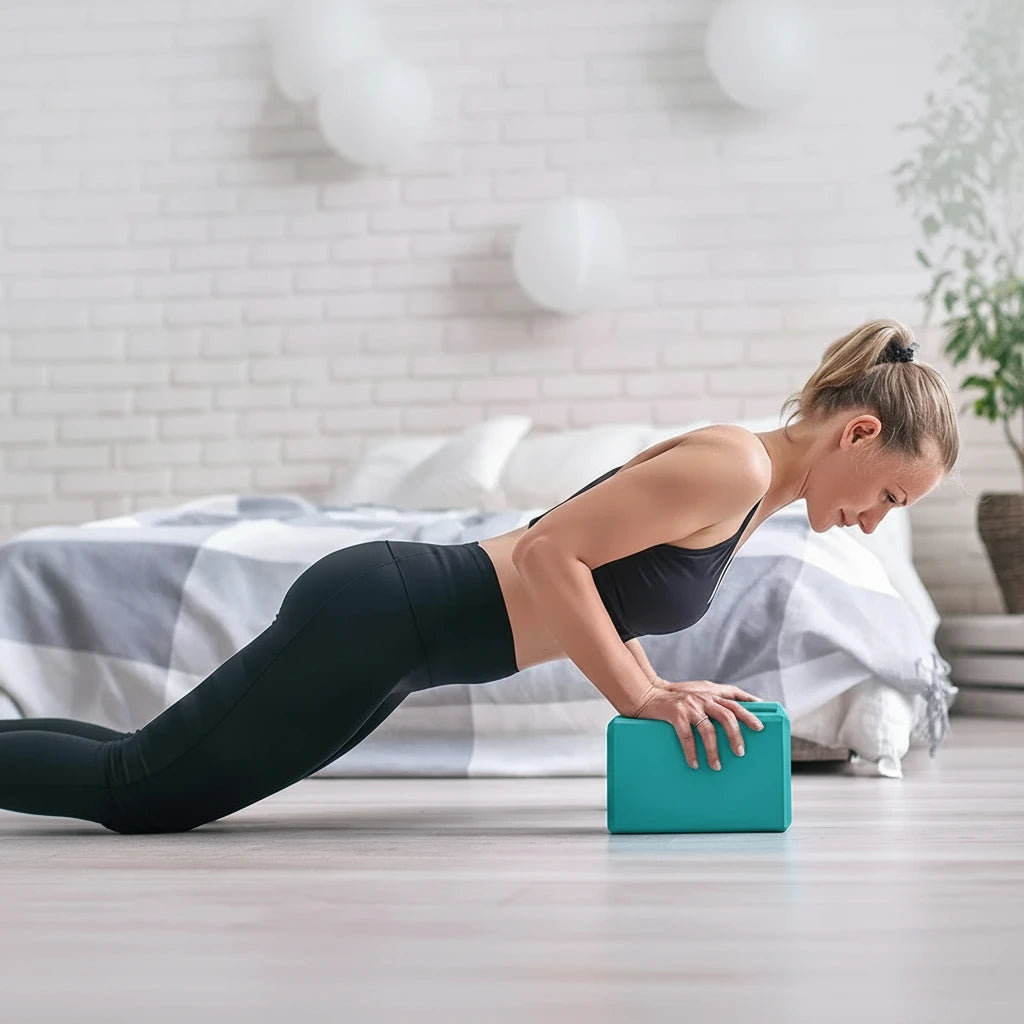 Bloc de Yoga en Mousse Haute Densité – Stabilité & Confort