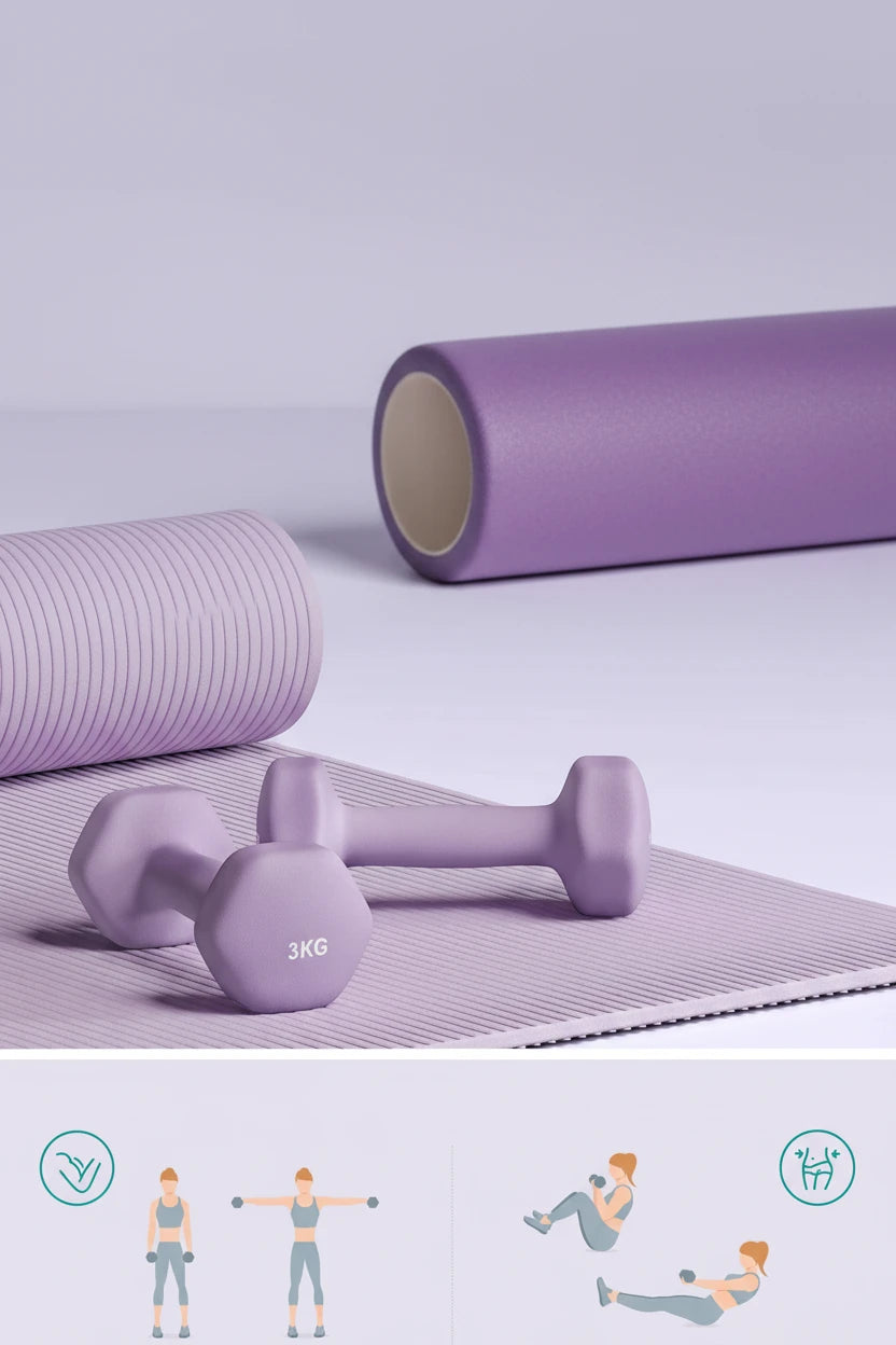 Ensemble d'Haltères Fitness Premium | Renforcement Musculaire | NovyFit