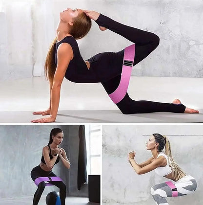 Bandes de Résistance en Tissu Premium – Renforcez Votre Corps Partout