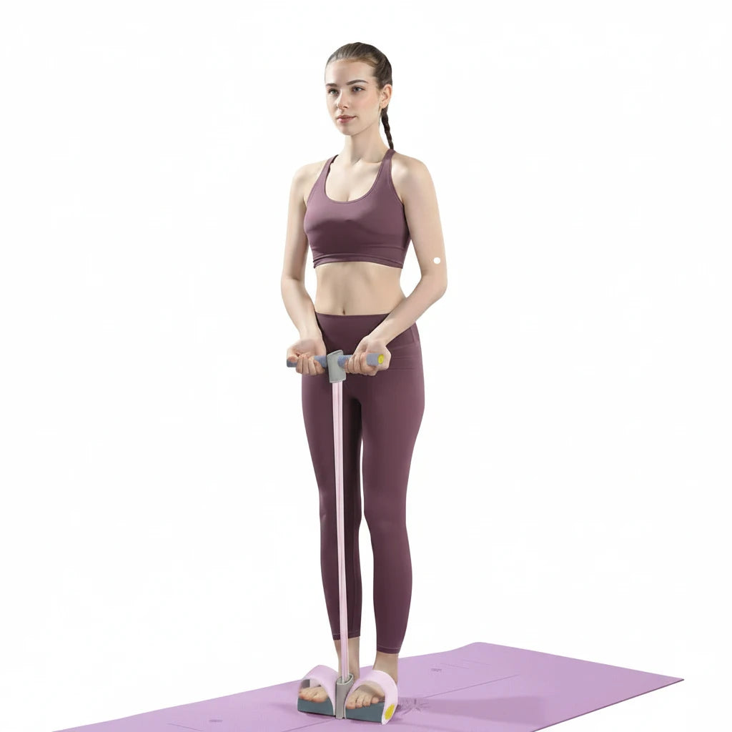 Extracteur de Pédales Fitness avec Bandes de Résistance