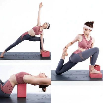 Bloc de Yoga en Mousse Haute Densité – Stabilité & Confort