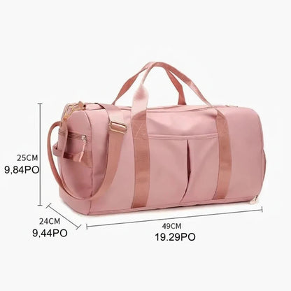 Sac de Sport Imperméable Grande Capacité avec Compartiment à Chaussures