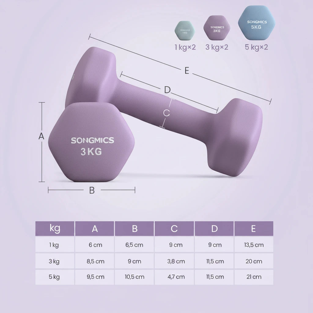 Ensemble d'Haltères Fitness Premium | Renforcement Musculaire | NovyFit