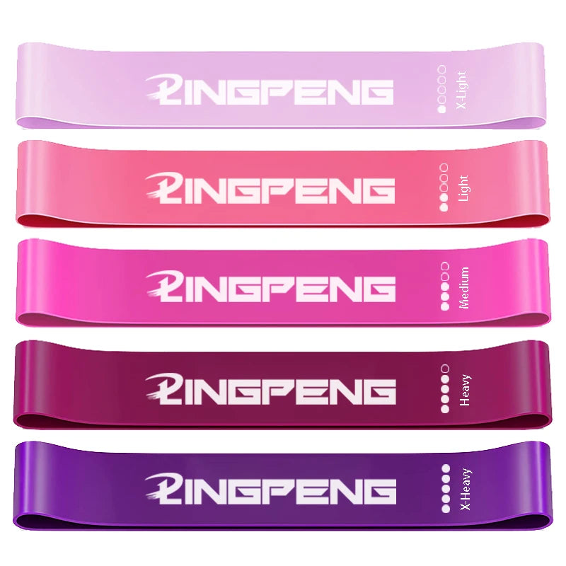 Bandes de Résistance Fitness Novyfit – Set 5 Niveaux pour Fessiers et Jambes