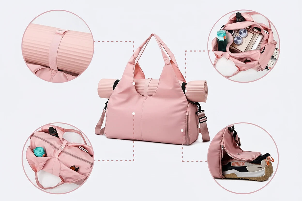 Sac de Sport Fitness Grande Capacité – Résistant & Imperméable